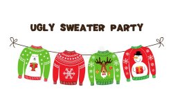 Ugly sweater clip art